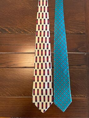 Men’s neckties (2) silk Embassy Row and Mallory Church